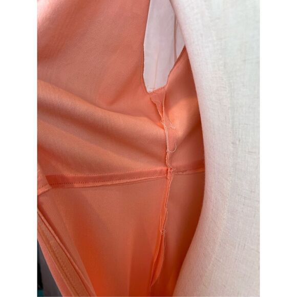 Vintage 1970s Angel Sleeve Plus Size Dress Large Mod MCM - Picture 7 of 13